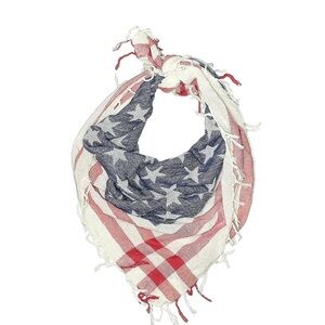 Patriotic Red, White, and Blue Scarf